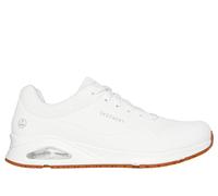 Skechers Uomo Work Relaxed Fit: UNO SR - Sutal Sneaker in Bianco, Taglia 43