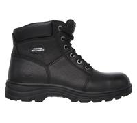 Skechers Workshire, Stivali per lavori industriali Uomo, Black Embossed Leather, 39.5 EU