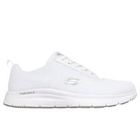 Skechers Uomo Work Slip-Resistant Relaxed Fit: Flex Advantage - Bendon Sneaker in Bianco, Taglia 45