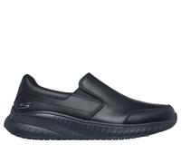 Skechers Uomo Work Slip-Resistant Relaxed Fit: Squad Chaos - Rockrath Sneaker in Nero, Taglia 47.5