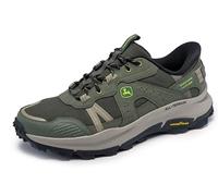 Skechers Uomo X John Deere Equalizzatore 5.0 Trail Harvester Sneaker, verde, 40 EU