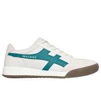 Skechers Uomo Zinger - Manzanilla Superado Sneaker in Bianco/Verde, Taglia 43