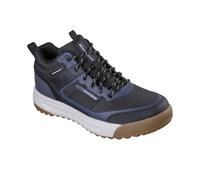 Skechers Urban Street Hiker, Scarpe da Ginnastica Uomo, Black Leather/Textile/Trim, 42.5 EU