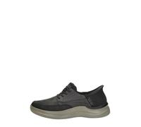 Skechers Uomo Slip-ins Relaxed Fit: Hasting - Rory Slip-On Shoes in Nero, Taglia 46