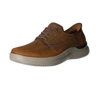 Skechers USA Men's Hasting Rory, Scarpe da Ginnastica Uomo, Dark Brown Synthetic/Leather, 41.5 EU