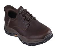 Skechers USA Men's Mocassini Garrett rispettati, Rosso/Marrone., 41.5 EU