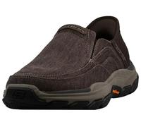 Skechers USA Men's Respected-Elgin - Mocassini Senza Mani, Marrone, 42.5 EU
