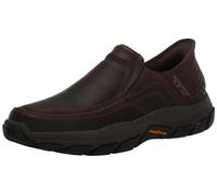 Skechers USA Men's Respected-Elgin - Mocassini Senza Mani, Marrone, 44 EU