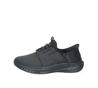 Skechers USA Men's Slade Zachary, Scarpe da Ginnastica Uomo, Black Mesh/Leather, 46 EU