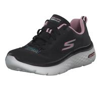 Skechers Vai A Piedi Hyper Burst, Scarpe per jogging su strada Donna, Tessuto Nero Con Finiture Rosa, 38 EU