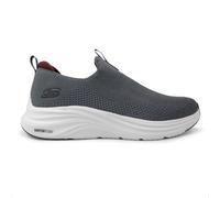 Skechers Vapor Foam Covert - Sneaker, Charcoal Knit/Red Trim,