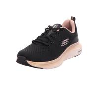 Skechers Foam, Schiuma Vapor Donna, Rete Nera con Finiture in Oro Rosa, 35 EU