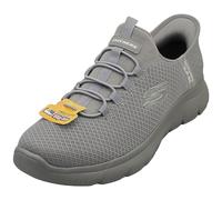 Skechers Vegan Slip-Ins Summits Uomo Grigio Casual Trainers - 45 EU