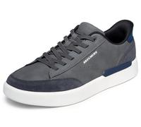 Skechers Uomo Verloma Radical Slip-in ALLENATRICE, Charcoal Synthetic/Suede, 45.5 EU