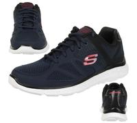 Skechers VERSE FLASH POINT Sneakers Da Uomo Fitness In Memory Foam NVBK