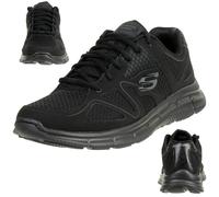 Skechers VERSE FLASH POINT Sneakers Fitness Uomo Memory Foam BBK