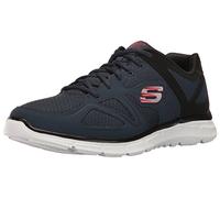 Skechers Verse Flash Point, Sneakers Uomo, Navy Black Red, 42.5 EU