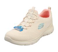 Skechers Vertici Nuova Natura, Summit Donna, Bordo Verde Acqua Rosa Lavorato a Maglia Naturale, 40 EU