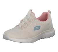 Skechers Vertici Nuova Natura, Summit Donna, Bordo Verde Acqua Rosa Lavorato a Maglia Naturale, 37 EU