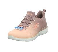 Skechers Vertici, Scarpe da ginnastica Donna, Rivestimento In Corallo A Rete Malva Chiaro, 37 EU
