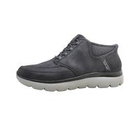 Skechers Vertici Slip-in a Mani libere, Scarpe da Ginnastica Uomo, Finitura in camoscio Nero Antracite, 47.5 EU