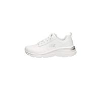Skechers vestibilità Ad Arco, Scarpe da Ginnastica Donna, Bianco, 36.5 EU