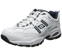 Skechers Vigor 2.0 Tratto, Basket Uomo, Bianco Navy, 41 EU