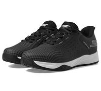 Skechers Viper Court Reload - Sneaker da Uomo, Senza Lacci, Mani libere, Nero/Bianco, 43 EU