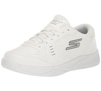 Skechers Viper Court Smash-Scarpe da Pickleball atletiche per Interni ed Esterni, vestibilità Rilassata, Ginnastica Uomo, Giardino Bianco opulento, 41.5 EU X-Larga