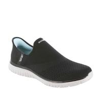 Skechers Virtue-Sleek, Scarpe da Ginnastica Donna, Nero Bianco Camion, 37.5 EU