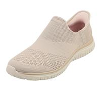 Skechers Virtue-Sleek, Scarpe da Ginnastica Donna, Taupe Knit, 35.5 EU