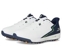 Skechers Vortex Rival Arch Fit Scarpe da Golf da Uomo, Bianco/Blu Navy, 47 EU
