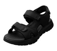 Skechers Wagner Avalon Uomo Sandali da Passeggio Neri - 45 EU