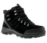 Skechers Walking Uomo Stivali Relment Pelmo con Lacci Nero Taglia UK