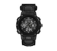 Skechers Warner SR1200 - Orologio analogico digitale, in nylon, colore: Nero