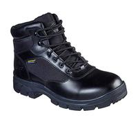 Skechers Wascana Benen, Anfibi Da Lavoro Uomo, Black Dark Shadow, 41.5 EU