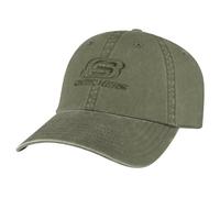Skechers Washed Triple S Hat in Oliva