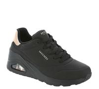 Skechers Wedge-Hi Steps, Scarpe da Ginnastica Donna, BBK, 38.5 EU
