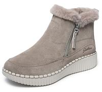 Skechers Wilshire BLVD-Fresh - Stivaletti da donna con zip, Talpa, 39 EU