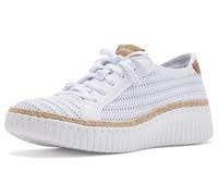 Skechers Wilshire BLVD - Gioco della passione da donna, Bianco e argento., 8.5