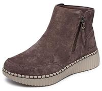Skechers Wilshire BLVD-Weekend Crush Stivaletti da donna, cioccolato, 38 EU