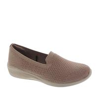 Skechers Women's Arya-Clear Skies Loafer, Colore: Tortora Scuro., 39 EU