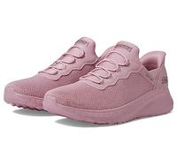 Skechers Women's Bobs Sport Squad Chaos Slip-Ins Rose Low Top Sneaker Shoes 8