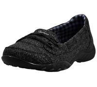 Skechers Women's Breathe-Easy-Good Influence Sneaker, Black, 6.5 M US