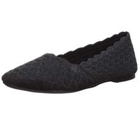 Skechers Women's Cleo-Scalloped Knit Skimmer Ballet Flat