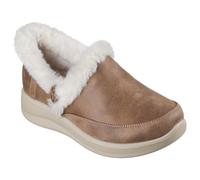 Skechers Women's Cozy Escape-Hands Free Slip-Ins Slipper, Chestnut, 10