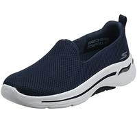 Skechers Women's D'Lites Biggest Fan Fashion Sneaker, Navy And White, 38 EU