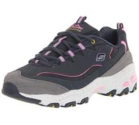 Skechers Women's D'Lites Sneaker, Colore: Blu Navy, 38.5 EU