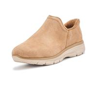 Skechers Women's Easy Going-Modern Hour Suede Hands Free Slip-Ins Ankle Boot, Taupe, 9