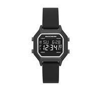 Skechers Women's Faysmith Quartz Watch with Silicone Strap, Black, 18 (Model: SR6194)